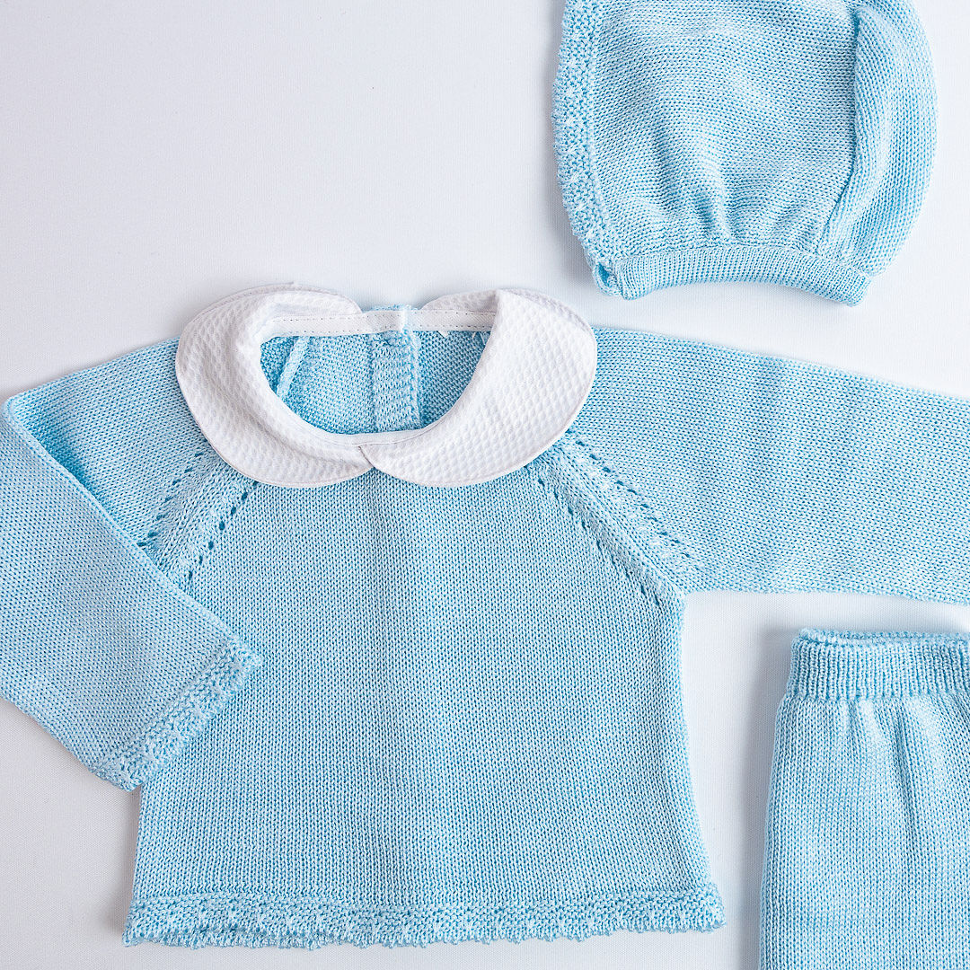 Conjunto cuello Peter Pan