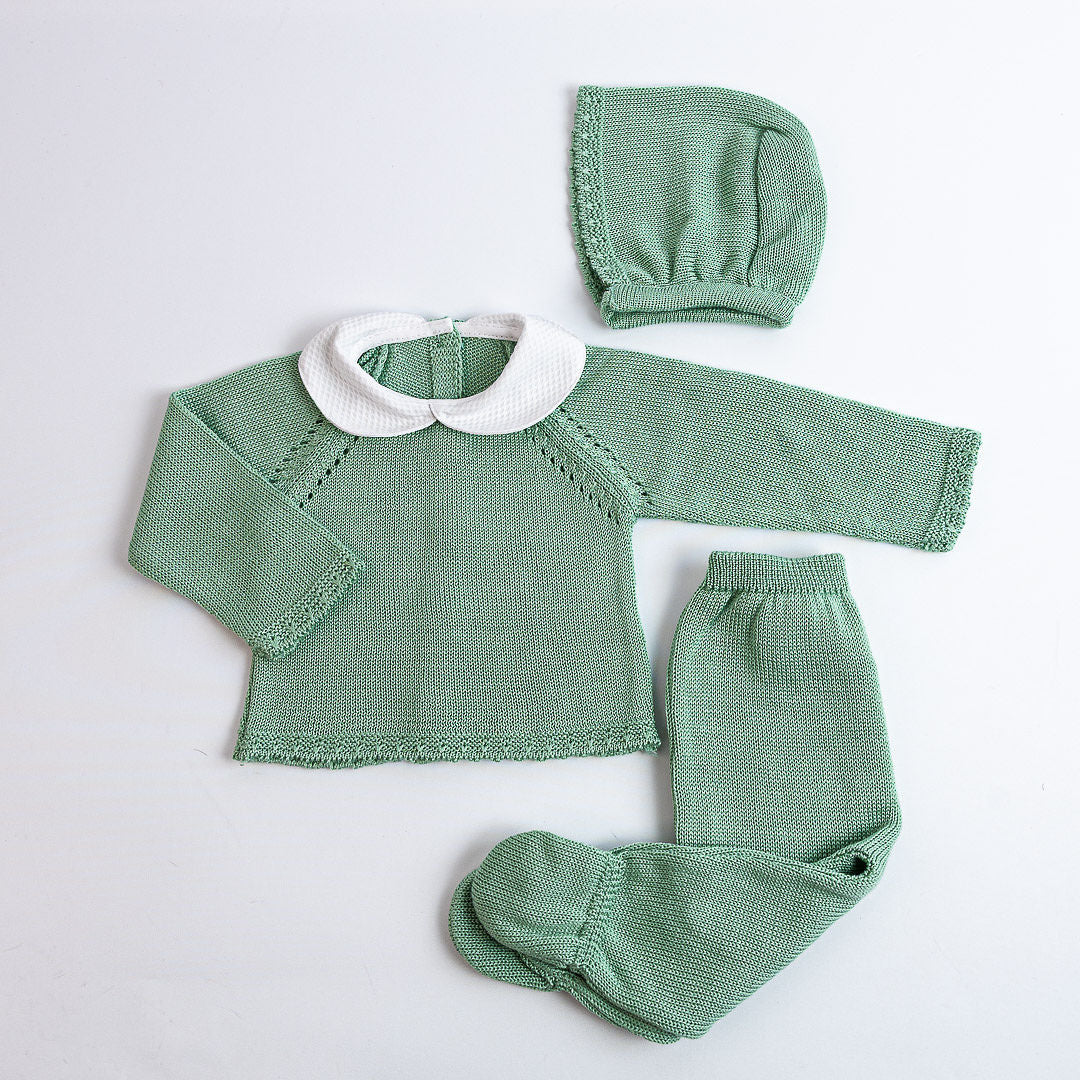 Conjunto cuello Peter Pan